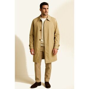 Lauren Ralph Lauren | Tan Single Breasted Classic Trench Coat 46R | EUC